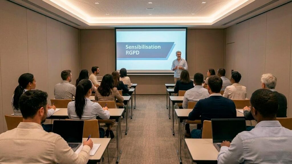 Formation sensibilisation RGPD dirigeants et équipes en salle — DUO Conseil Montpellier